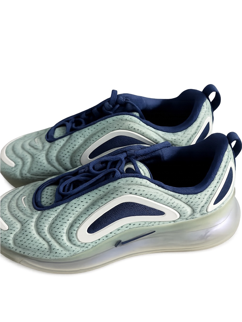 Nike Air Max 720 Mint Green Navy Blue Sneakers AR9293-001 size 9